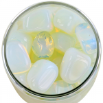 Opaline polie - dimensions 1,5 à 2,5 cm